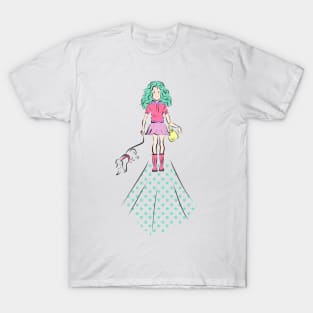 Kawaii girl illustration T-Shirt